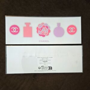 2 CHANEL Pink and Purple Icon Sticker Set Brand New Sealed